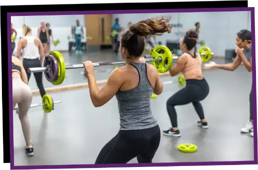 Picture of women exercising during a class