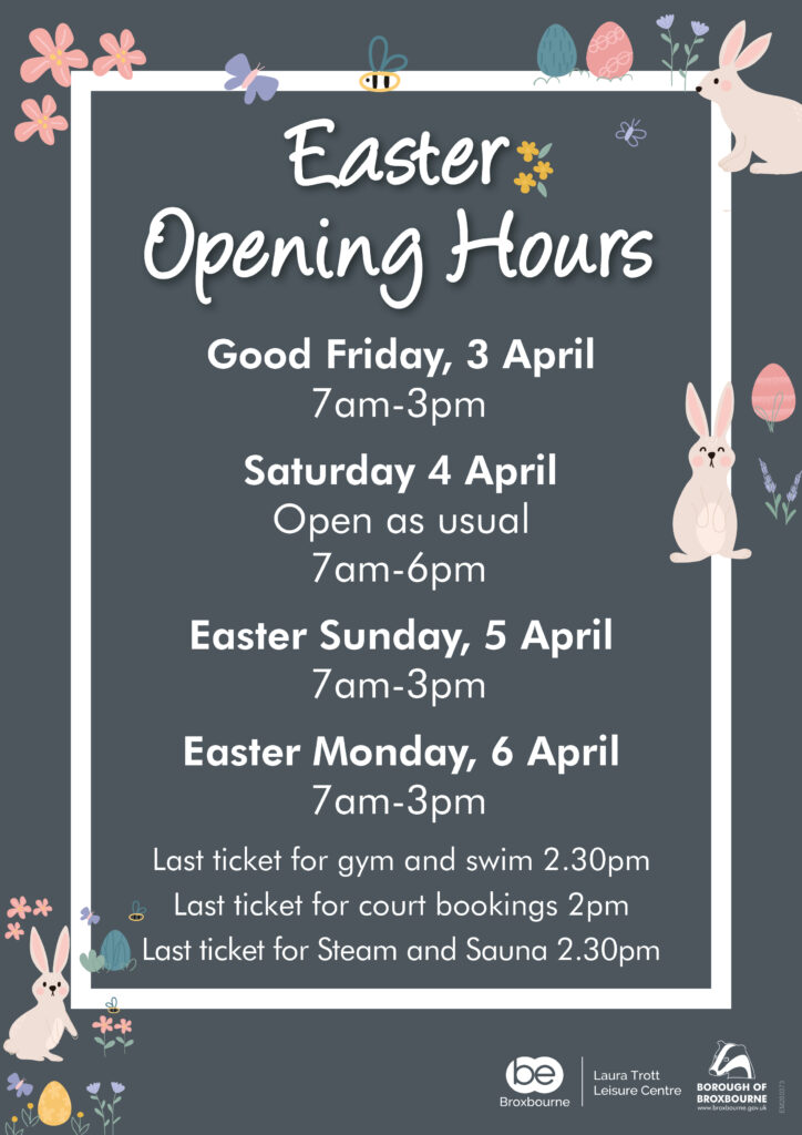 260373 LTLC Easter Opening Hours 1